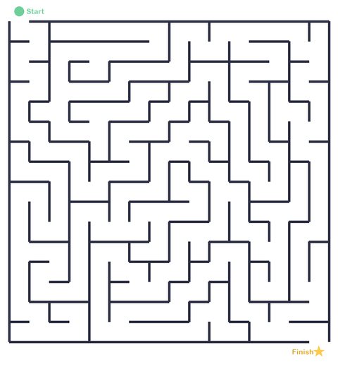 Large maze 4 printable