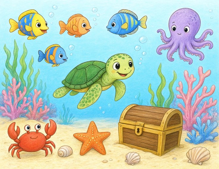 Treasure Reef printable