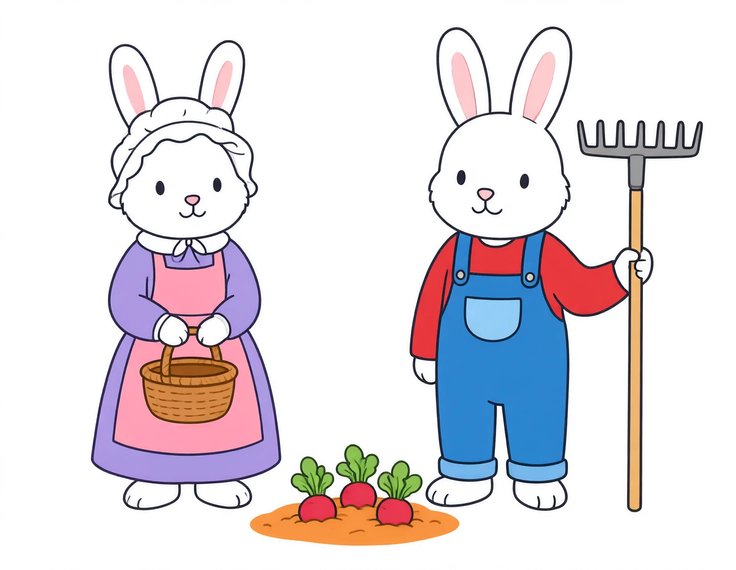 Rabbit Farmers printable