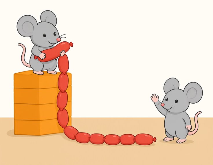 Mice and Sausages printable